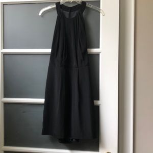 BCBGeneration size 6 black silk dress